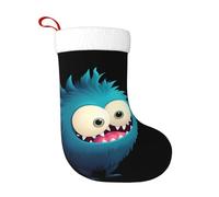 Chaussettes de décoration de Noël YYHWHJDE Strange Little Monster Impression Décoration de la maison Doux et confortable pour le bureau, l'arbre de Noël Cheminée