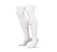 Chaussettes de foot montantes Nike Dri-FIT Angleterre Strike Extérieur Blanc/Challenge Red 31-35