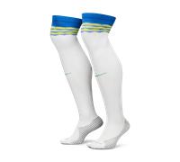 Chaussettes de foot montantes Nike Dri-FIT Brésil Strike Domicile/Extérieur Blanc/Soar/Dynamic Yellow/Green Spark 34-38