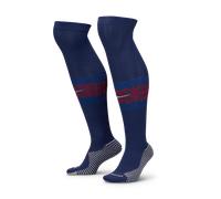 Chaussettes de foot montantes Nike Dri-FIT Paris Saint-Germain Strike Domicile Midnight Navy/University Red/Hyper Royal/Blanc 38-42