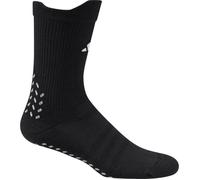adidas Mixte Football GRIP Printed Cushioned Crew Performance Socks, Black/White, 4.5-6