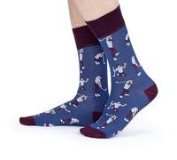 Chaussettes de golf en colère - Cadeau de golf amusant pour homme - 1 paire, bleu, taille 37-40 - Chaussettes de golf fantaisie amusantes - Still You
