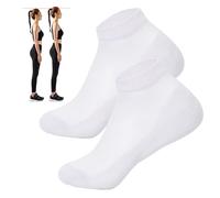 Chaussettes de hauteur - Semelles intérieures invisibles | Booster en silicone respirant, 2 pièces de soutien du pied confortable, pour homme et femme, design doux absorbant la transpiration, solution