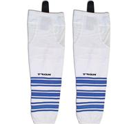 Chaussettes de hockey TRONX SK300 Senior, Toronto Maple Leafs, Blanc, Taille : 30 pouces