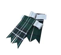 Chaussettes de kilt écossais en différentes tartans/laine acrylique Tartan Flashers, MacLean Hunting, Taille unique