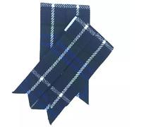 Chaussettes de kilt écossais pour homme - Divers tartans - Extrémités pointues - Jarretières élastiques et ajusteurs de boucle, Douglas bleu, Taille unique
