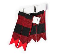 Chaussettes de kilt pour homme avec ajusteurs de boucle lourde, chaussettes unies et écossaises/chaussettes en laine acrylique pointues, Rob Roy, taille unique