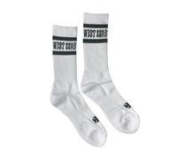 Chaussettes de la côte ouest choppers og crew blanc