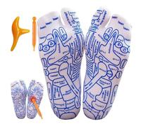 Chaussettes de massage d'acupression (taille L) - Chaussures de réflexologie pour soulager la fatigue et améliorer la circulation sanguine