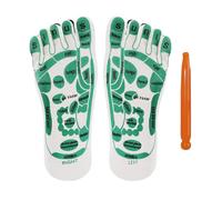 Chaussettes de massage de réflexologie - Bâtons de massage des pieds à cinq orteils | Déclencheur de chaussettes d'acupression, chaussettes de thérapie des pieds pour soulager la douleur, la diffusion