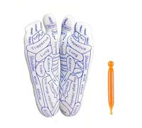 Chaussettes de massage des pieds - Chaussettes de massage des pieds, chaussettes acupunte, chaussettes de réflexologie du masseur, chaussettes de point de pression pour les pieds douloureux, favoriser