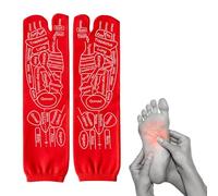 Chaussettes de massage des pieds, chaussettes de Noël élastiques anglais, chaussettes de Noël moelleuses, fournitures de vacances amusantes pour la vie quotidienne