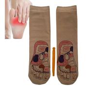 Chaussettes de Massage pour les Pieds | Chaussettes De Santé À Points De Déclenchement Avec Outils | De Massage Des Pieds Par Réflexologie - pour Après le Travail Sport Maison Voyage Week