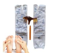 Chaussettes de massage pour les pieds - Confortables avec haute élasticité - Massage de réflexologie plantaire - Pour homme, femme, enfant, fille et cadeau familial