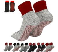Chaussettes de Mise à la Terre Pieds Nus Unisexes,Barefoot Grounding Socks for Unisex,Konjoun Super Socks,Chaussettes d'extérieur antidérapantes et Respirantes avec séparateur d'orteils