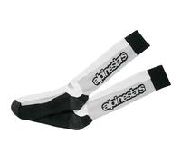 Chaussettes de moto de tourisme d'été Alpinestars - blanc/noir