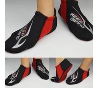Chaussettes de natation de 3 mm pour sports nautiques adaptées pour la plongée avec tuba, le surf et plus encore (S rouge)