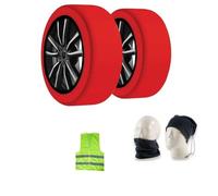 Chaussettes DE Neige 185/50 R16 pour PNEUS avec Jante 16 Taille S Chaussette APPROUVÉE pour Routes Mixtes Entre Glace ET Neige 1 Paire=2 PIÈCES pour Voitures,SUV,4X4,FOURGONNETTES