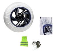 Chaussettes DE Neige ET DE Glace pour PNEUS DE Voiture pour MESURER Les Roues ET Les PNEUMATIQUES 275/40 R21 CALZANEVE Taglia XXL in Tessuto 1 Paire DE Chaussettes =2 PIÈCES Sparco APPROUVÉES