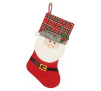 Chaussettes de Noël, 47 cm avec motif 3D, sacs à bonbons réutilisables pour Noël | Pour, bonbons, petits jouets, cheminée, Sims et décoration d'arbre de Noël, a, Voir description