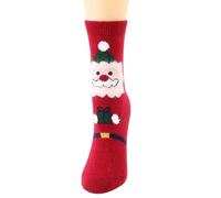 Chaussettes De Noel À Personnaliser Femme Chaussettes De Noël À Tricoter, Décontracté Et Polyvalent Peluche Multicolore À Mignon Rigolo Drôle Motif Mode Chic Cadeaux