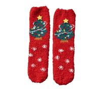 Chaussettes de Noël amusantes pour homme et femme - Idées cadeaux amusantes - Calendrier de l'Avent amusant - Chaussettes à motif moelleux - Chaussettes de Noël - Ensemble familial, #2-ag, taille