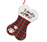 Chaussettes de Noël avec motif | Chaussette porte-collations avec empreintes d'emprunts, porte-nourriture festive pour fêtes | Pour enfants, filles, adultes, fête en classe hiver, prix festifs