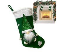 Chaussettes de Noël, Bas de Nain - Sacs de Bonbons Bas de Noël | Pendentifs élastiques de sans Visage, Sac de friandises de Noël, décorations de Bas de Noël pour l'intérieur