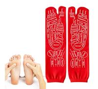 Chaussettes de Noël douces - Chaussettes de massage respirantes anglaises | Accessoires de massage amusants, chaussettes de massage mignonnes pour massage des pieds