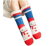 Chaussettes De Noel Homme Christmas Socks, Chaussette Unisexe Cadeau pour Amis Ou Festival Socks Fantaisie De Mode Classique À Motifs Drôles Confortable Et Respirant Multicolore 39-46