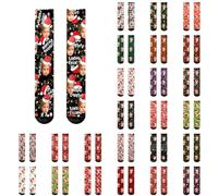 Chaussettes de Noël personnalisées avec visages - Chaussettes de Noël amusantes - Cadeaux de Noël personnalisés pour femmes, hommes, amis, lui, elle, papa, maman, #02 - Vert, Taille unique