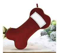 Chaussettes de Noël pour animaux de compagnie - Bas de vacances, chaussettes de Noël extra larges en forme d'os de chien | Chaussettes et sacs festifs pour créer une ambiance de Noël, sacs de Noël en