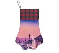 Chaussettes de Noël pour animaux de compagnie Pow The Old Hollywood - Chaussettes décoratives de Noël - Chaussettes de vacances pour chiots - Chaussettes décoratives mignonnes à la mode