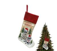 Chaussettes de Noël pour chiens, grandes chaussettes de Noël, pendentif chaussettes de Noël, conteneur de chocolats de grande capacité, chaussette de Noël pour sapin de Noël, décoration d'arbre de