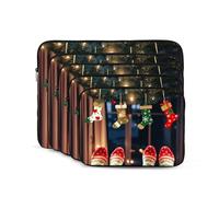 Chaussettes de Noël pour ordinateur portable de 13" - Résistante aux chocs - Tendance - Pour homme et femme
