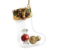 Chaussettes de Noël Rangement déco en Acrylique pour Bonbons chocolats | Sacs à Chaussettes pour les fêtes entre , cadeaux surprises, chocolats, manteau de cheminée, sapin,