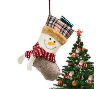 Chaussettes De Noël Sac À Bonbons | Sacs Chaussettes De Noël Idéal pour les Chocolats les Cadeaux les Garnitures l Arbre la Cheminée les Fêtes