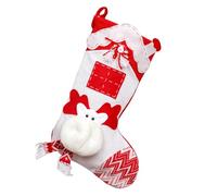 Chaussettes De Noël,Sacs De Stockage en Feutre pour Bonbons Et Cadeaux De Fête - Chaussettes De Noël Bonhomme De Neige | pour La Cheminée Le Manteau Les Escaliers l'arbre La Maison La Ferme Le