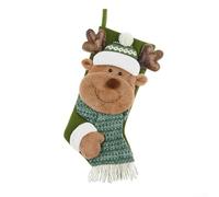 Chaussettes de Noël style porte-bonbons pour créer des moments mémorables cette saison en les remplissant de sucreries et de friandises (B)