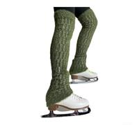 Chaussettes de patinage taille unique 45 cm de haut en tricot élastique