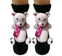 Chaussettes de plancher de ménage chaudes de chandail de tricot antidérapant pour des femmes