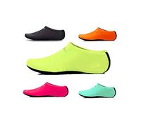 Chaussettes de Plongée - VertPiscine intérieure pour Enfants Socke Barfuß Strand Surf Tauchen Haus Pantoffel EU 30-32