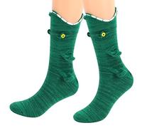 Chaussettes De Poisson, Chaussettes mi-mollets Chaussettes De Amusantes, Chaussettes Tricotées En Crocodile Animal, Motifs Tricotés À La Mode Poignets Tricotés Fantaisistes Pour Unisexe Dans Le Sol