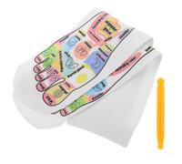Chaussettes de Pression Points Réflexologie avec Plantaire | Polyester Respirant, Accessoires de Massage et Notices Anglaises, pour Hommes et Femmes à Maison