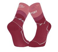 Chaussettes de randonnÃ©e BV SPORT SOCQUETTE DOUBLE GR "HAUTE - POLYAMIDE" (ROSE) 36-38