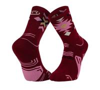 Chaussettes de randonnÃ©e BV SPORT SOCQUETTE TREK GR "HAUTE - LYOCELL" (AZTEC BORDEAUX) 39-41
