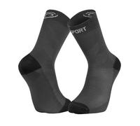 Chaussettes de randonnÃ©e double BV SPORT SOCQUETTE DOUBLE GR "HAUTE - MERINOS" (ANTRACITE) 39-41