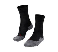 FALKE Chaussettes de sport gris chiné / rouge / noir, Taille 35-36