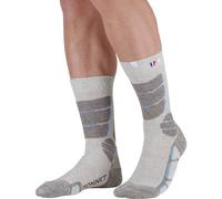 Chaussettes de randonnÃ©e MONNET TREK LIN HAUTE (GRIS BLEU) 43-44