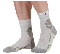 Chaussettes de randonnÃ©e MONNET TREK MID LIN (GRIS VERT) 43-44